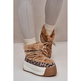 Big Star OO274A208 Ruskeat/Leopard-lumisaappaat 1