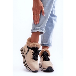 Urheilukengät malli 21-Q99 beige 1