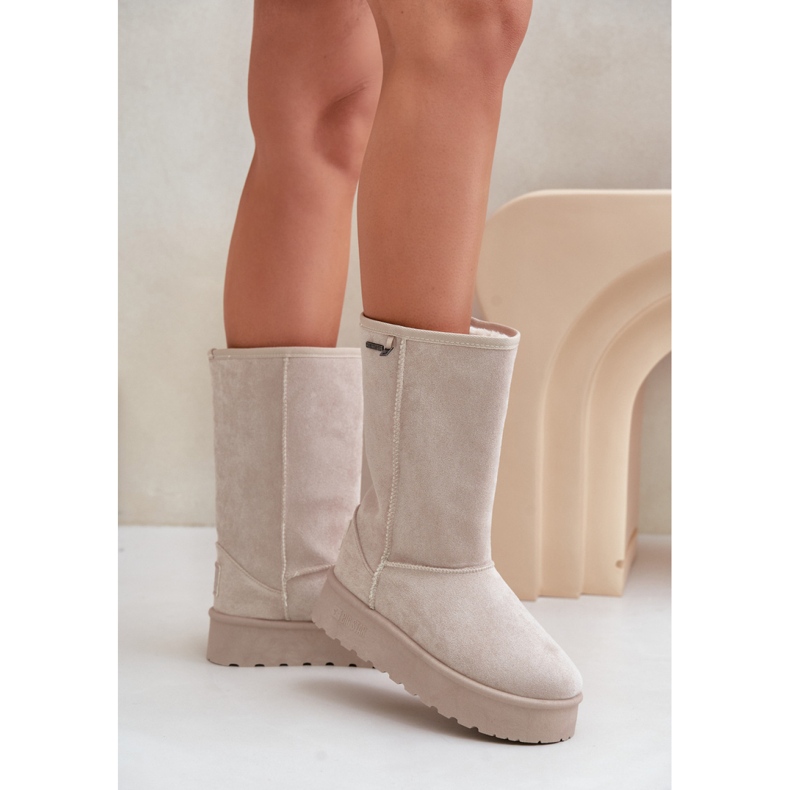 Big Star OO274894 Vaaleanbeige lumisaappaat 1