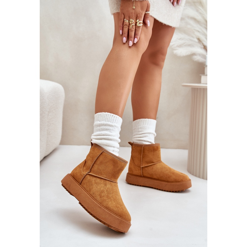 Lumikengät Malli 24BT26-7408 Camel ruskea 1