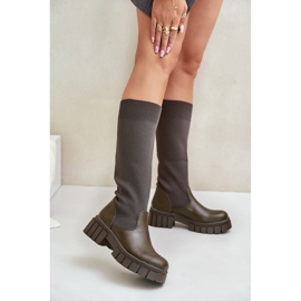 Saappaat Malli RQ438 Tummanvihreä 1