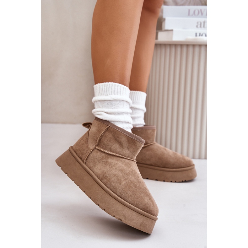 Lumikengät Malli 24BT26-7368 Beige 1