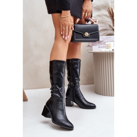 Jezzi Saappaat Malli ASA217-2 Musta 1