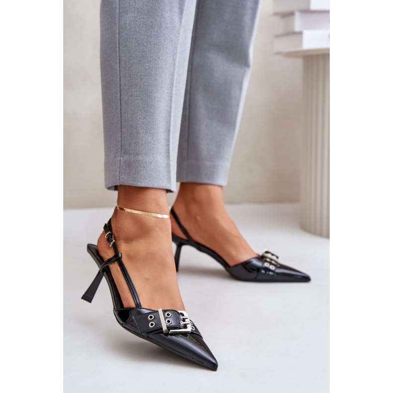 Korkokengät Malli P-1401 Musta 1