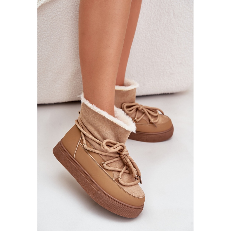 Malli 8933 Camel lumikengät ruskea 1