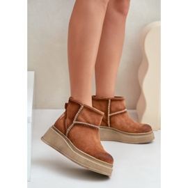 Maciejka 06769-29 Ruskeat lumisaappaat 1