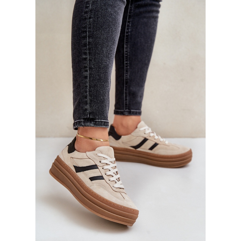 Zazoo N1176 beige urheilukengät 1