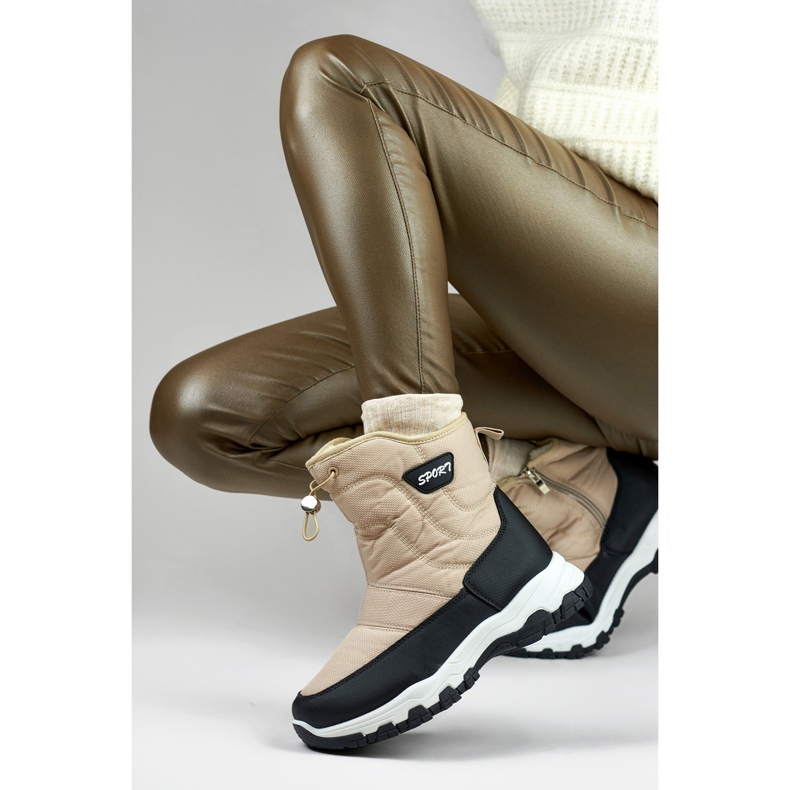 Lumikengät Malli 9159-4BE beige/musta 1