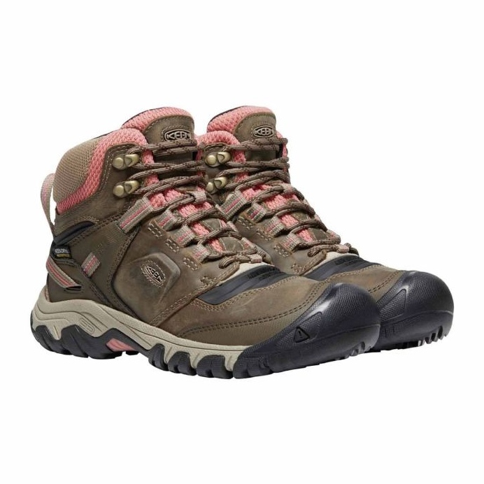 Keen Ridge Flex Mid Wp vaelluskengät KE-1024921 ruskea 1