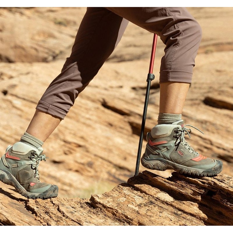 Keen Ridge Flex Mid Wp vaelluskengät KE-1024921 ruskea 2