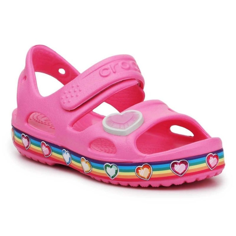 Crocs Fun Lab Rainbow Sandaalit 206795-669 vaaleanpunainen 1