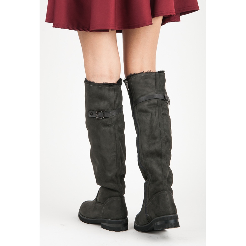 Seastar Naisten tummanharmaat saappaat 1