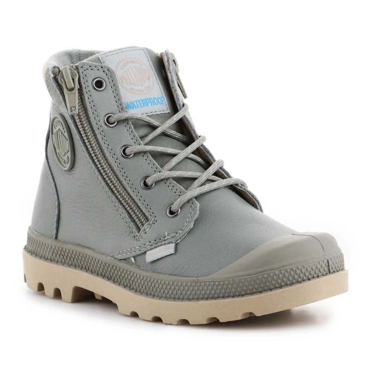 Palladium Pampa Hi Cuff Wp 53476-344-M kengät harmaa 1