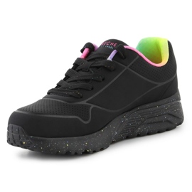 Skechers Uno Lite Rainbow Speckle kengät 310456L-BKMT mustat 3