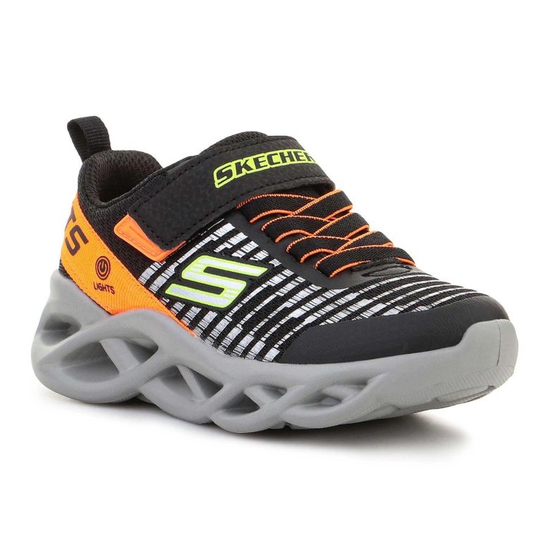 Skechers S Lights 401650L-BKOR kengät musta 1
