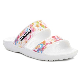 Crocs Classic Tie Dye Graphic Sandaali W 207283-928 monivärinen 1