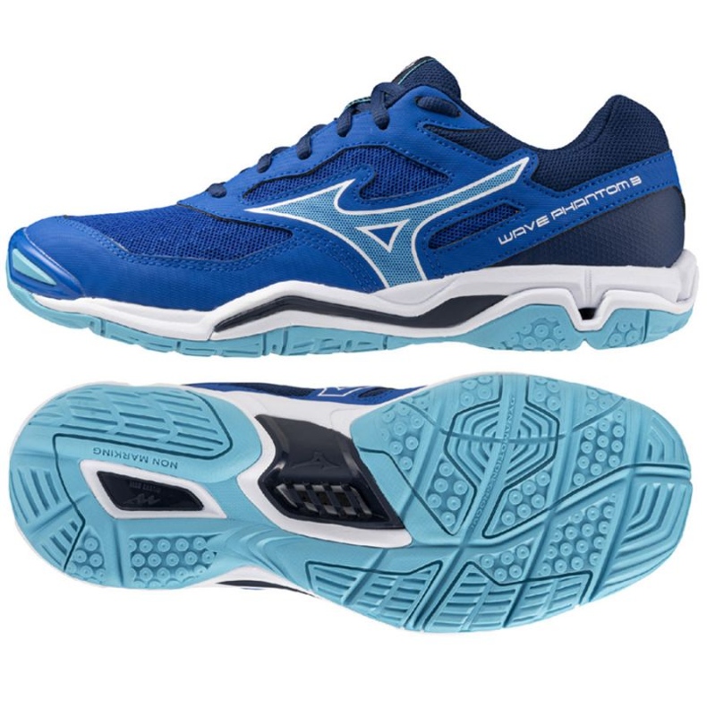 Mizuno Wave Phantom 3 X1GA226076 kengät sininen 1