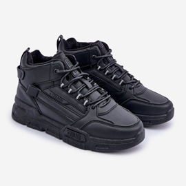 Miesten eristetyt tennarit Big Star OO174587 HI-POLLY System MID Musta 1