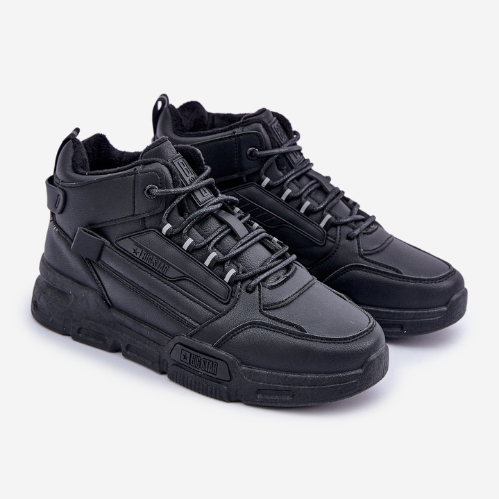 Miesten eristetyt tennarit Big Star OO174587 HI-POLLY System MID Musta 1