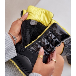 Naisten Big Star -lumisaappaat turkisella OO274A395 Musta 2