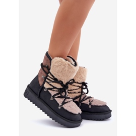 Naisten turkissaappaat D.Franklin DFSH370012 Musta 1