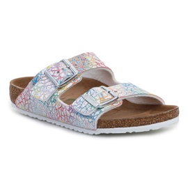 Birkenstock Arizona Kids Flashy Hologram Hopeiset varvastossut 1022173 monivärinen 1