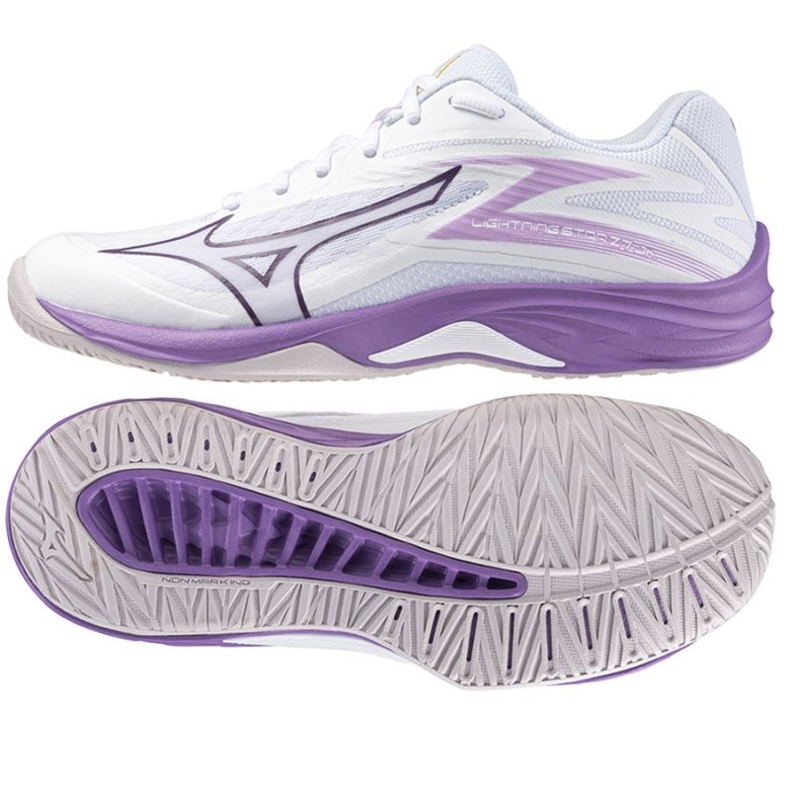 Mizuno Lightning Star Z7 V1GD230310 lentopallokengät valkoinen 1