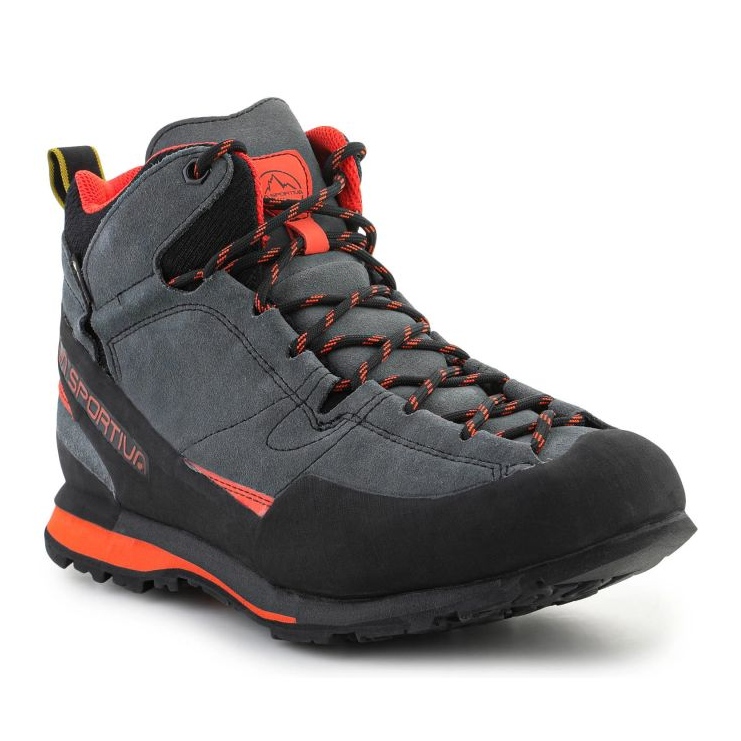 La Sportiva Boulder X Mid Gtx Carbon Flame -kengät 17E900304 harmaa 1