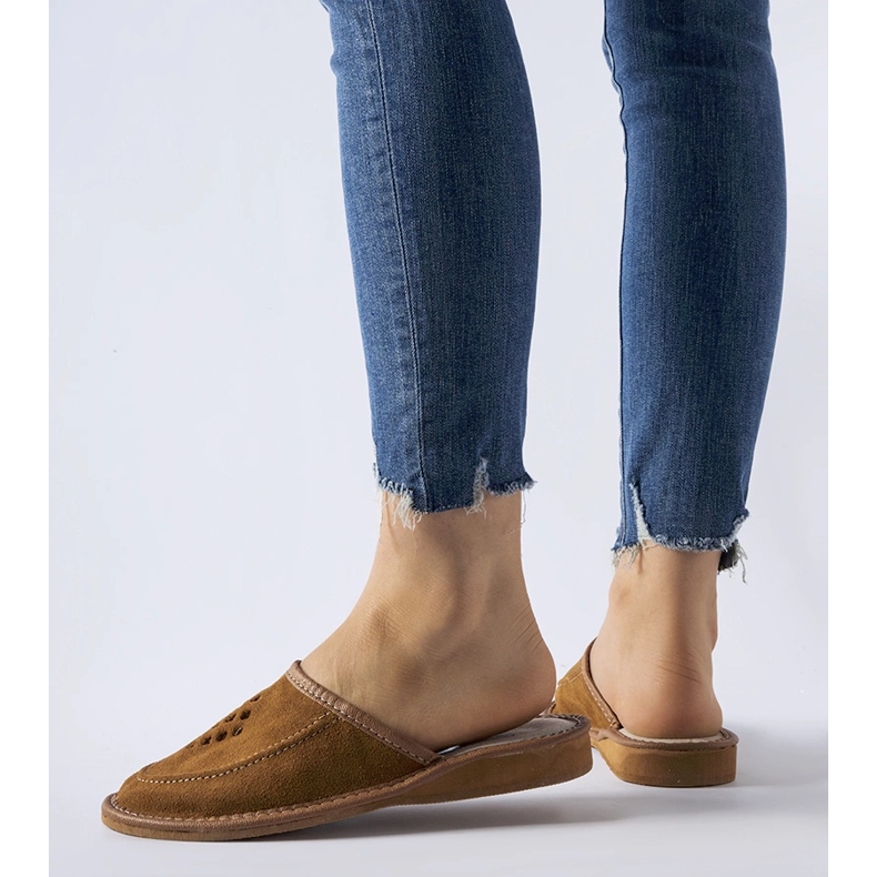 Ruskeat naisten ylämaan tossut 1