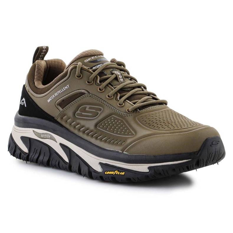 Skechers Arch Fit Road Walker-Recon 237333-OLBK -kengät ruskea 1