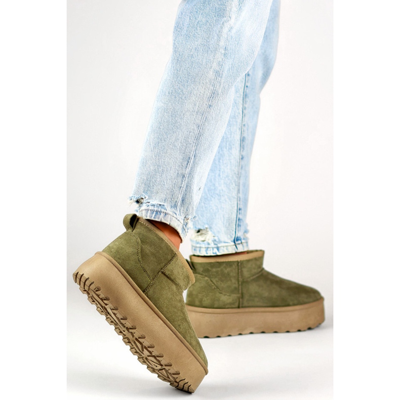 Turkisvuoratut lumisaappaat 8917-5GR, vihreä 2