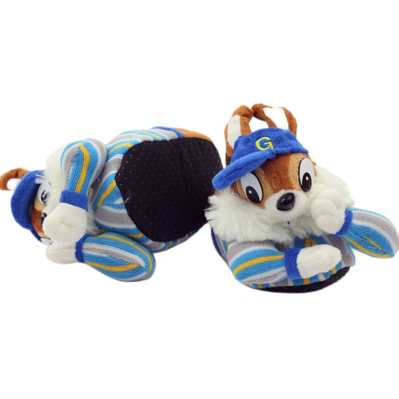 American Club Lämpimät amerikkalaiset orava lemmikkitossut sininen ruskea 4