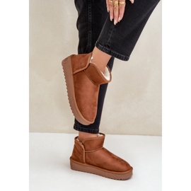 D.Franklin naisten lumisaappaat turkilla DFSH370010 ruskea 1