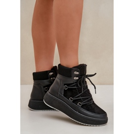 Naisten eristetyt lumisaappaat MD9944-1 musta 1