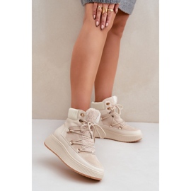 Naisten eristetyt lumisaappaat MD9944-6 beige 1