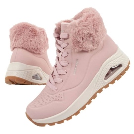 Skechers Uno Rugged 167274/BLSH kengät turkista, pinkki vaaleanpunainen 1