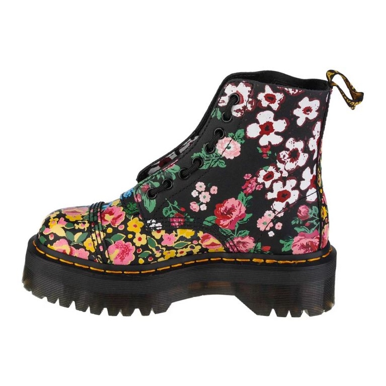 Dr. Martens Dr. kengät Martens Sinclair Bex Floral Mash Up DM27128001 kukilla musta 1