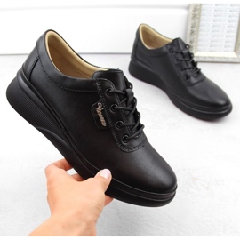 Vinceza W JAN314A mustat nahkakengät 1