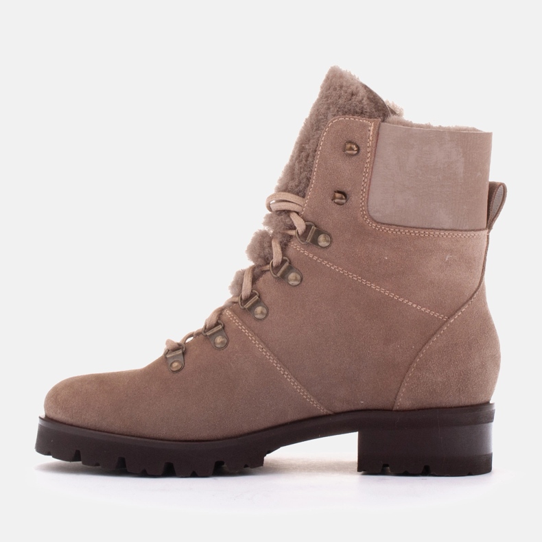 Marco Shoes Villalla eristetyt naisten saappaat beige 1