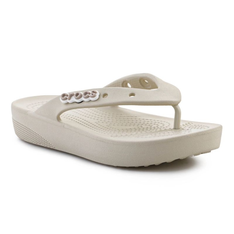 Crocs Classic Platform Flip 207714-2Y2 varvastossut beige 2