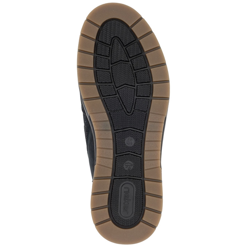 Rieker Nahkaiset vedenpitävät miesten eristetyt nilkkurit, tummansininen 32344-14 2