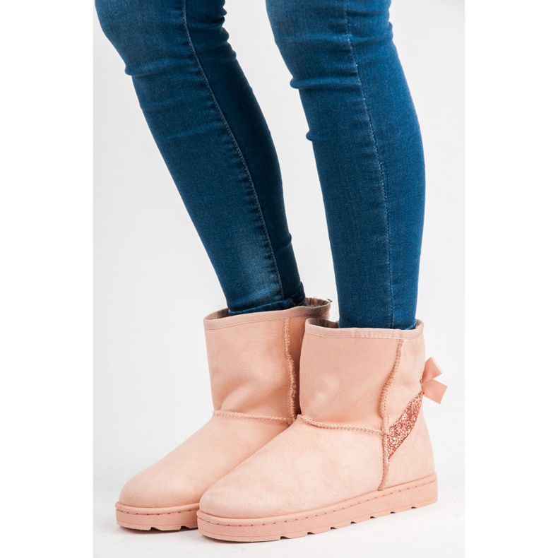 Vices Turkislumisaappaat glitterillä vaaleanpunainen 1