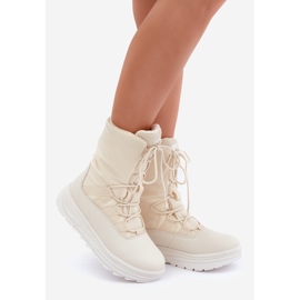 Inua naisten lumisaappaat Primaloft 4F -eristyksellä 4FRAW24FSBSF012 beige 1