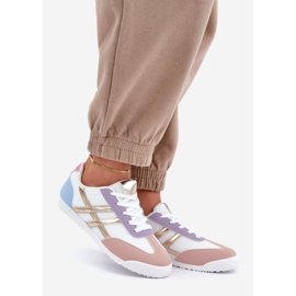 Naisten matalat tennarit Moniväriset tennarit valkoinen 1