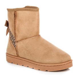 Vices Turkislumisaappaat glitterillä ruskea 1