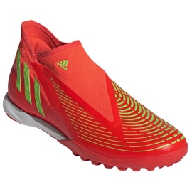 Adidas Predator Edge.3 Ll Tf GV8533 kengät punainen appelsiinit ja punaiset 3