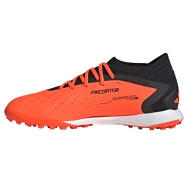 Adidas Predator Accuracy.3 Tf M GW4638 jalkapallokengät oranssi appelsiinit ja punaiset 3