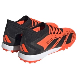 Adidas Predator Accuracy.3 Tf M GW4638 jalkapallokengät oranssi appelsiinit ja punaiset 4