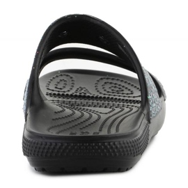 Crocs Classic Glitter Sandaalit 207788-0C4 varvastossut musta 9