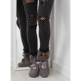 Harmaa lumisaappaat trappers GF-179 harmaa 2